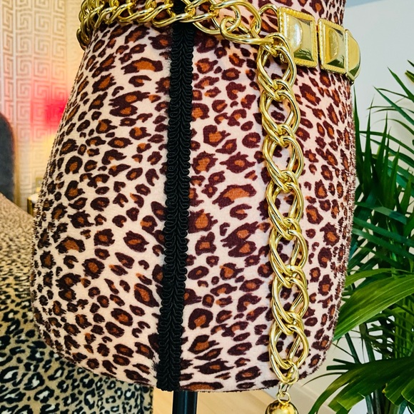 Studded Gold Chain Belt - Picture 8 of 10